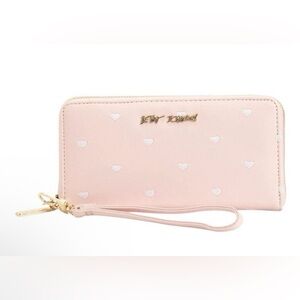 Betsey Johnson Light Pink Heart Wallet